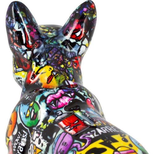 Bouledogue Français Jack| Tirelire | Graffiti