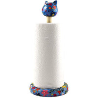 Chat Caramel | Porte-Rouleau De Papier Essuie-Tout
