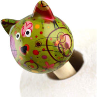 Chat Caramel | Porte-Rouleau De Papier Essuie-Tout