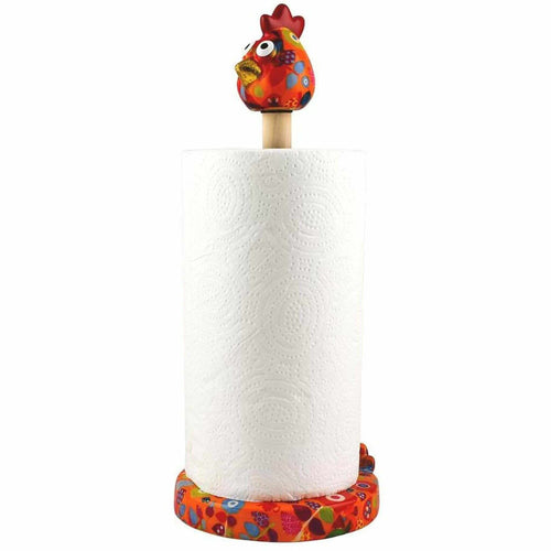 Poule Matilda | Porte-rouleau de papier essuie-tout