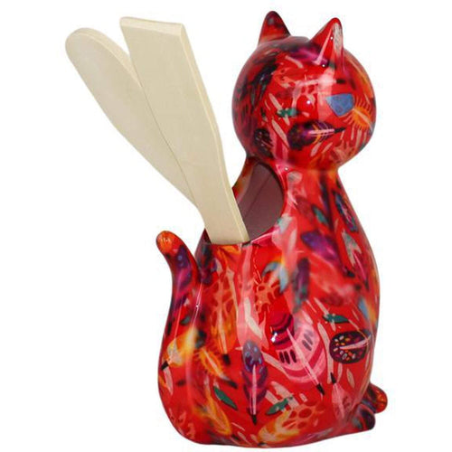 Chat Caramel | Porte-Ustensiles de Cuisine