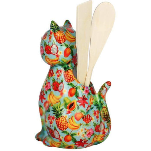 Chat Caramel | Porte-Ustensiles de Cuisine