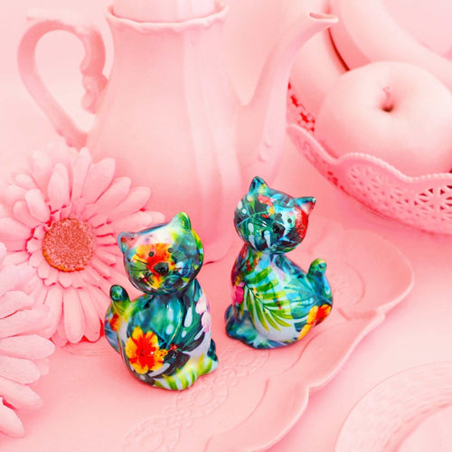 Chat Caramel | Ensemble Sel & Poivre