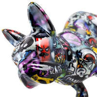 Bouledogue Français Jack| Tirelire | Graffiti