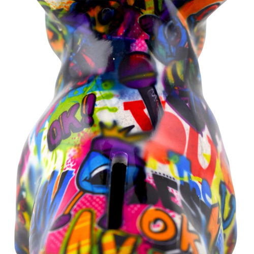 Bouledogue Français Jack| Tirelire | Graffiti