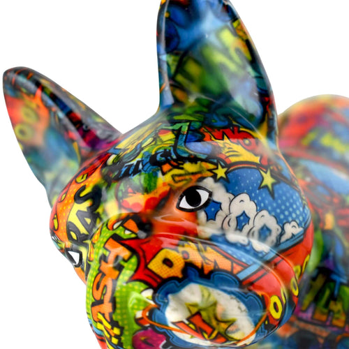 Bouledogue Français Jack| Tirelire | Graffiti