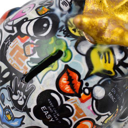 Grenouille Freddy | Tirelire | Graffiti