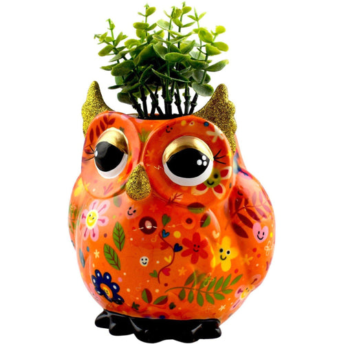 Hibou Olive | Pot de Fleur