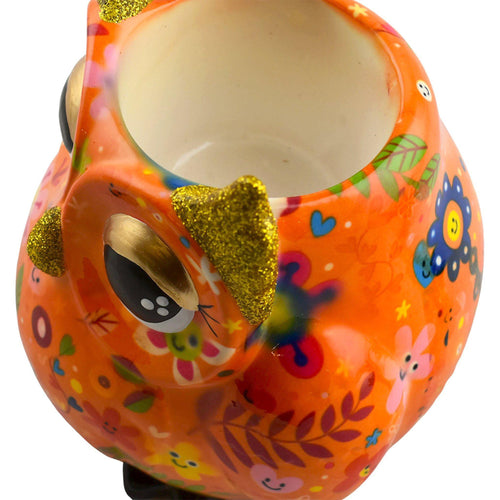 Hibou Olive | Pot de Fleur
