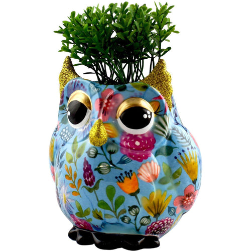 Hibou Olive | Pot de Fleur