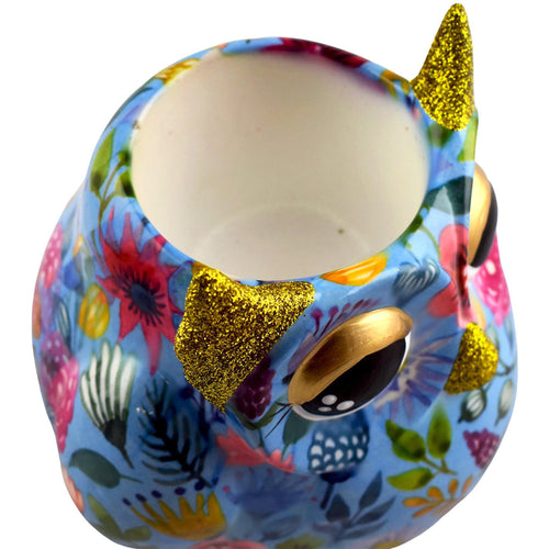 Hibou Olive | Pot de Fleur