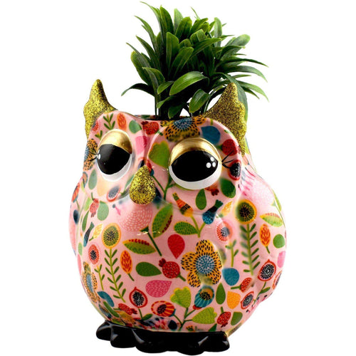 Hibou Olive | Pot de Fleur
