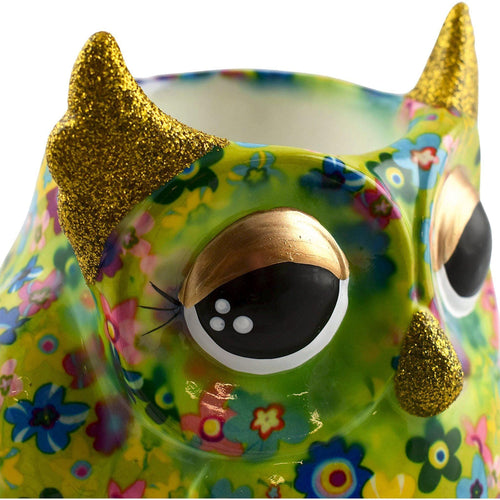 Hibou Olive | Pot de Fleur
