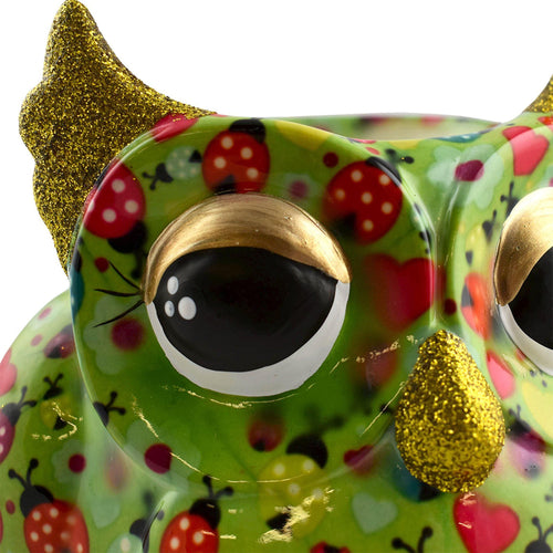 Hibou Olive | Pot de Fleur